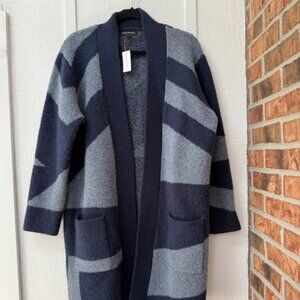 Banana Republic Blue Coat Sweater, New with tags - Navy and Blue, size L